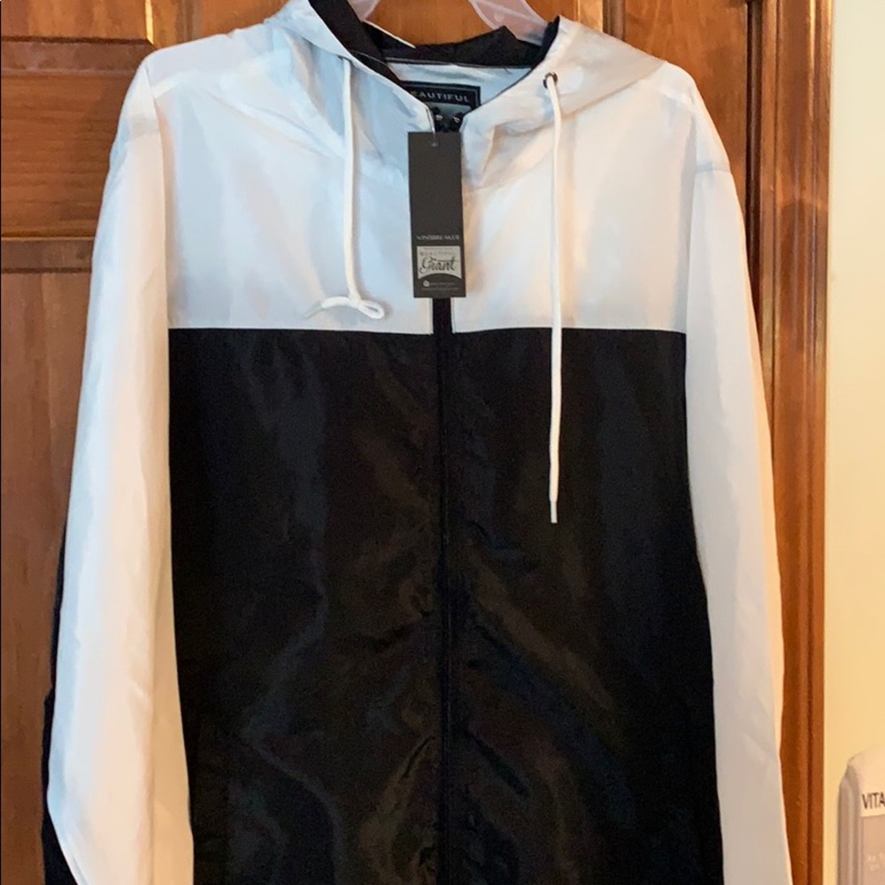 New Beautiful Giant Men’s Winbreaker L NWT